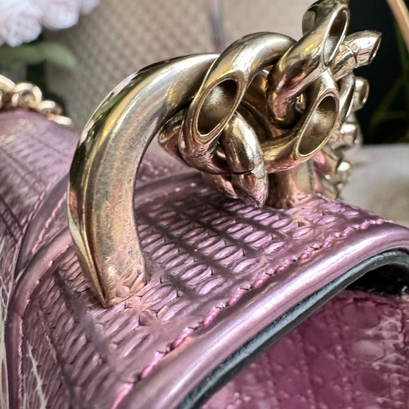 Small Dior Diorama in metallic pink *PRICE is FIRM - Picture 8 of 16